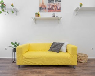 Мебель в желтых тонах – вызов стандартным решениям в Чебаркуле - chebarkul.magazinmebel.ru | фото
