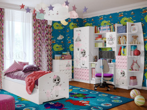 Детская комната Юниор-2 Мальвина в Чебаркуле - chebarkul.magazinmebel.ru | фото