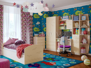 Детская комната Юниор-2 Ваниль в Чебаркуле - chebarkul.magazinmebel.ru | фото - изображение 1