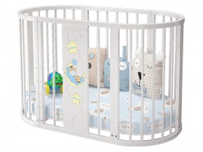 Детская кроватка белая Эстель в Чебаркуле - chebarkul.magazinmebel.ru | фото