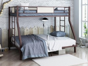 Двухъярусная кровать Гранада 140 коричневый в Чебаркуле - chebarkul.magazinmebel.ru | фото - изображение 1
