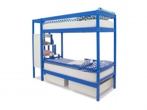Двухъярусная кровать Svogen с ящиками синий в Чебаркуле - chebarkul.magazinmebel.ru | фото - изображение 5