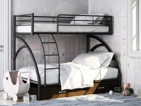 Двухъярусная кровать Виньола-2 Я черный в Чебаркуле - chebarkul.magazinmebel.ru | фото