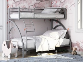 Двухъярусная кровать Виньола 2 Серая в Чебаркуле - chebarkul.magazinmebel.ru | фото