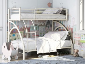 Двухъярусная кровать Виньола 2 слоновая кость в Чебаркуле - chebarkul.magazinmebel.ru | фото - изображение 1