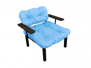 Кресло Дачное голубая подушка в Чебаркуле - chebarkul.magazinmebel.ru | фото