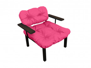 Кресло Дачное розовая подушка в Чебаркуле - chebarkul.magazinmebel.ru | фото - изображение 1