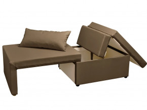 Кресло-кровать Милена рогожка brown в Чебаркуле - chebarkul.magazinmebel.ru | фото - изображение 3
