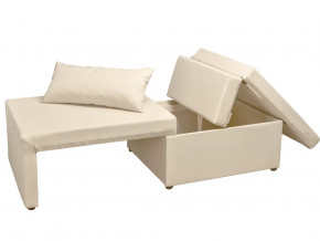 Кресло-кровать Милена рогожка cream в Чебаркуле - chebarkul.magazinmebel.ru | фото - изображение 2
