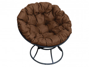 Кресло Папасан без ротанга коричневая подушка в Чебаркуле - chebarkul.magazinmebel.ru | фото