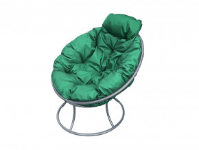 Кресло Папасан мини без ротанга зелёная подушка в Чебаркуле - chebarkul.magazinmebel.ru | фото