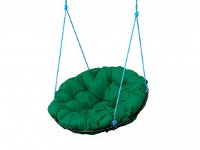 Кресло Папасан подвесное зелёная подушка в Чебаркуле - chebarkul.magazinmebel.ru | фото