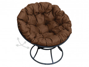 Кресло Папасан пружинка без ротанга коричневая подушка в Чебаркуле - chebarkul.magazinmebel.ru | фото - изображение 1