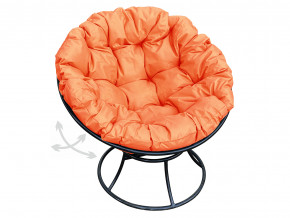 Кресло Папасан пружинка без ротанга оранжевая подушка в Чебаркуле - chebarkul.magazinmebel.ru | фото