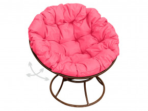 Кресло Папасан пружинка без ротанга розовая подушка в Чебаркуле - chebarkul.magazinmebel.ru | фото