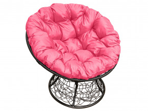 Кресло Папасан с ротангом розовая подушка в Чебаркуле - chebarkul.magazinmebel.ru | фото