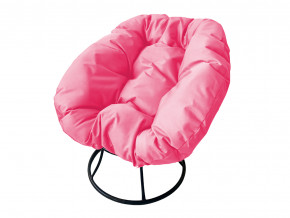 Кресло Пончик без ротанга розовая подушка в Чебаркуле - chebarkul.magazinmebel.ru | фото - изображение 1
