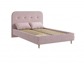 Кровать 1200 Лео велюр нежно-розовый в Чебаркуле - chebarkul.magazinmebel.ru | фото - изображение 3