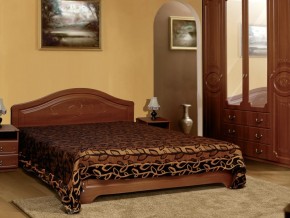 Кровать 1800 Ивушка 5 темная в Чебаркуле - chebarkul.magazinmebel.ru | фото