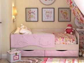 Кровать детская Алиса КР 812 розовая 1600 в Чебаркуле - chebarkul.magazinmebel.ru | фото - изображение 1