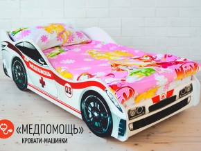 Кровать детская машина Медпомощь в Чебаркуле - chebarkul.magazinmebel.ru | фото
