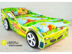 Кровать детская машина Вихрь в Чебаркуле - chebarkul.magazinmebel.ru | фото - изображение 2