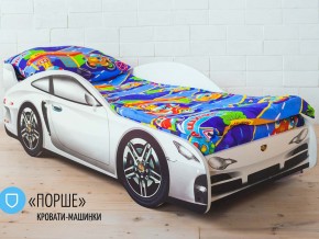 Кровать детская машинка Порше в Чебаркуле - chebarkul.magazinmebel.ru | фото
