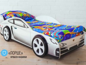 Кровать детская машинка Порше в Чебаркуле - chebarkul.magazinmebel.ru | фото - изображение 2