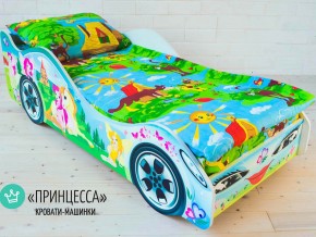 Кровать детская машинка Принцесса в Чебаркуле - chebarkul.magazinmebel.ru | фото - изображение 1