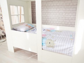 Кровать детская Теремок без ящика белая в Чебаркуле - chebarkul.magazinmebel.ru | фото - изображение 2