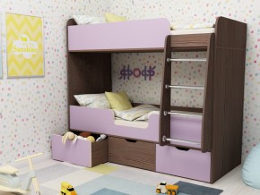Кровать двухъярусная Малыш двойняшка бодега-ирис в Чебаркуле - chebarkul.magazinmebel.ru | фото - изображение 1
