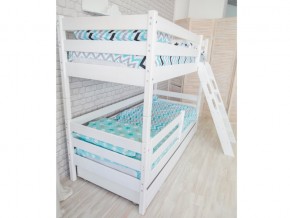 Кровать двухъярусная Сонечка с наклонной лестницей и ящиками в Чебаркуле - chebarkul.magazinmebel.ru | фото - изображение 3
