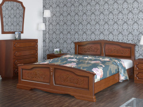 Кровать Елена 1600 Орех в Чебаркуле - chebarkul.magazinmebel.ru | фото - изображение 2
