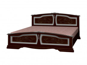 Кровать Елена 1600 Орех тёмный с тонировкой в Чебаркуле - chebarkul.magazinmebel.ru | фото - изображение 1