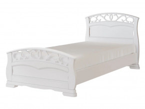 Кровать Грация-1 900 Белый античный в Чебаркуле - chebarkul.magazinmebel.ru | фото - изображение 1