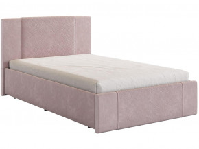 Кровать Хлоя 1200 велюр нежно-розовый в Чебаркуле - chebarkul.magazinmebel.ru | фото