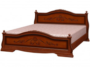 Кровать Карина-1 1600 Орех в Чебаркуле - chebarkul.magazinmebel.ru | фото - изображение 1