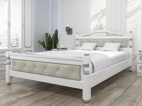 Кровать Карина-11 1400 Белый жемчуг в Чебаркуле - chebarkul.magazinmebel.ru | фото - изображение 1