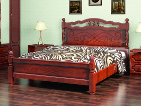 Кровать Карина-15 1600 Орех в Чебаркуле - chebarkul.magazinmebel.ru | фото