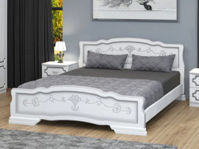 Кровать Карина-6 1200 Белый жемчуг в Чебаркуле - chebarkul.magazinmebel.ru | фото - изображение 1