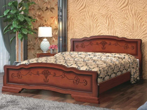 Кровать Карина-6 1200 Орех в Чебаркуле - chebarkul.magazinmebel.ru | фото - изображение 1