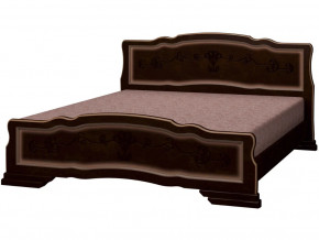 Кровать Карина-6 1600 Орех темный в Чебаркуле - chebarkul.magazinmebel.ru | фото - изображение 2