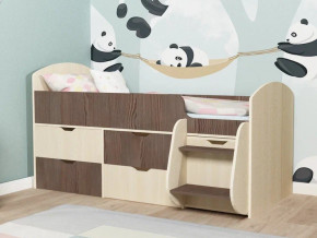 Кровать Малыш-7 Дуб-Бодега в Чебаркуле - chebarkul.magazinmebel.ru | фото