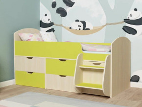 Кровать Малыш-7 Дуб-лайм в Чебаркуле - chebarkul.magazinmebel.ru | фото - изображение 1