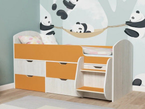 Кровать Малыш-7 Винтербер-Оранжевый в Чебаркуле - chebarkul.magazinmebel.ru | фото