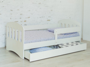 Кровать Малыш с ящиком белая в Чебаркуле - chebarkul.magazinmebel.ru | фото - изображение 1