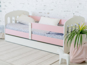 Кровать Малыш с ящиком розовый в Чебаркуле - chebarkul.magazinmebel.ru | фото
