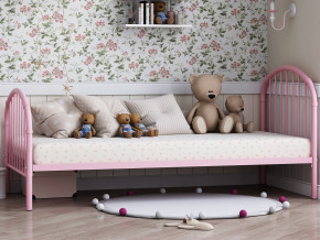 Кровать металлическая Эвора-1 Розовый в Чебаркуле - chebarkul.magazinmebel.ru | фото - изображение 1