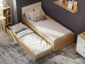 Кровать одинарная Милан выкатная с настилом в Чебаркуле - chebarkul.magazinmebel.ru | фото