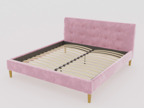 Кровать Пайли 1800 розовый в Чебаркуле - chebarkul.magazinmebel.ru | фото - изображение 1